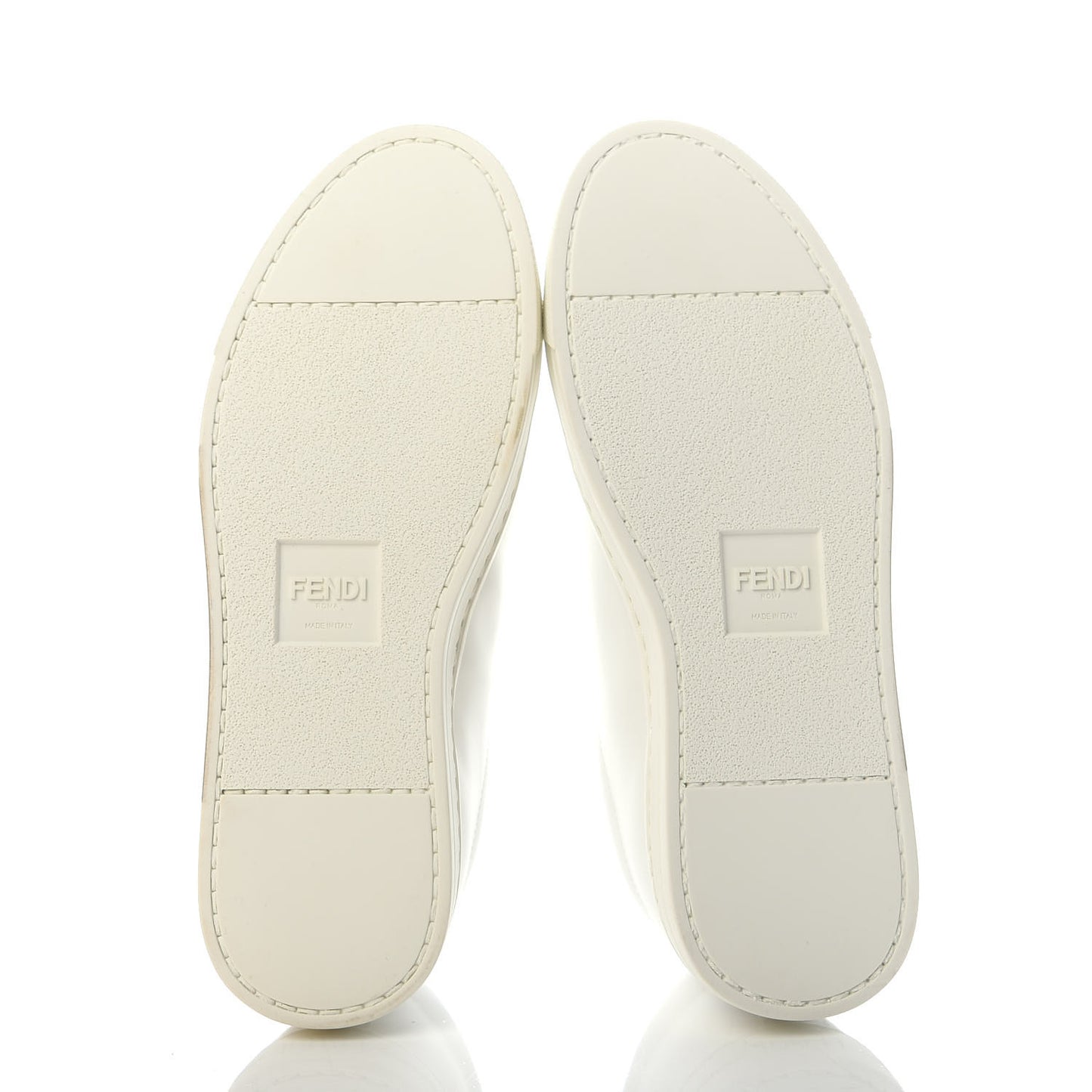 Calfskin Bugs Low Top Sneakers 35 White