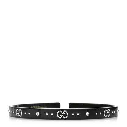 Gucci Resin GG Crystals Headband Black 3 of 4