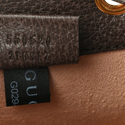 Gucci GG Supreme Monogram Web Mini Ophidia Bucket Bag Brown 6 of 9