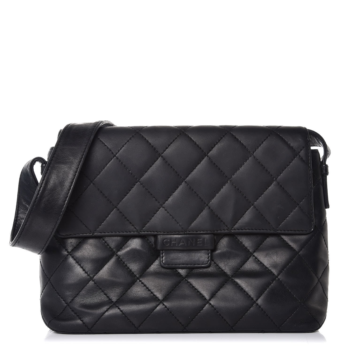 Chanel Lambskin Quilted Flap Black 1 of 11