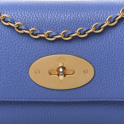Mulberry Small Classic Grain Calfskin Mini Lily Porcelain Blue 10 of 10