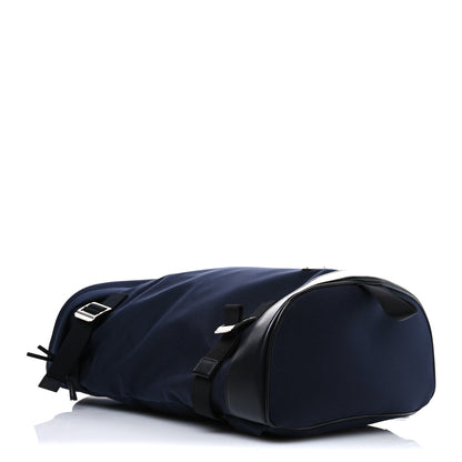 Saint Laurent Canvas Calfskin Rivington Race Backpack Black Navy 4 of 9