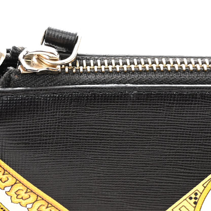 Versace Saffiano Baroque Print La Medusa Crossbody Black 10 of 10