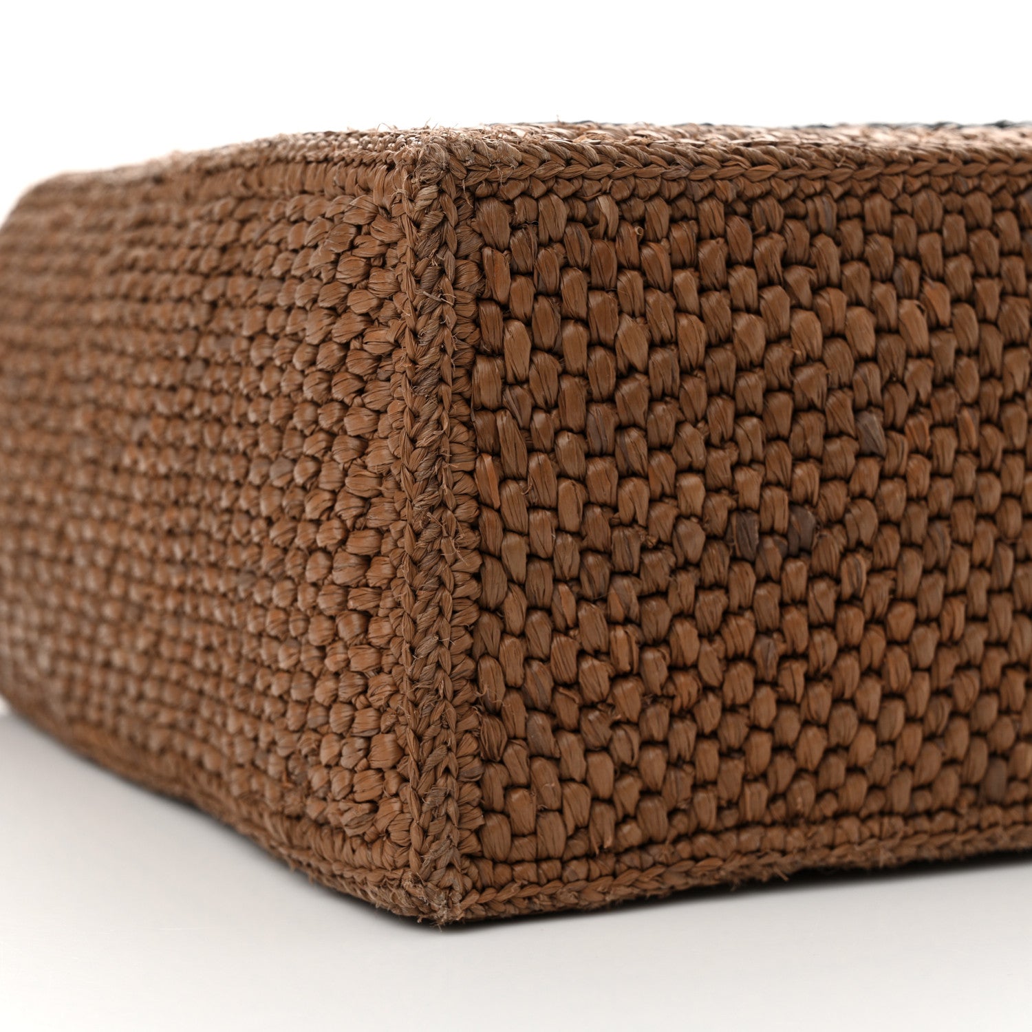 Loewe X SUNA FUJITA Raffia Small Font Tote Brown 9 of 12