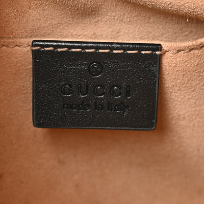 Gucci Calfskin Matelasse Small GG Marmont Chain Shoulder Bag Black 6 of 10