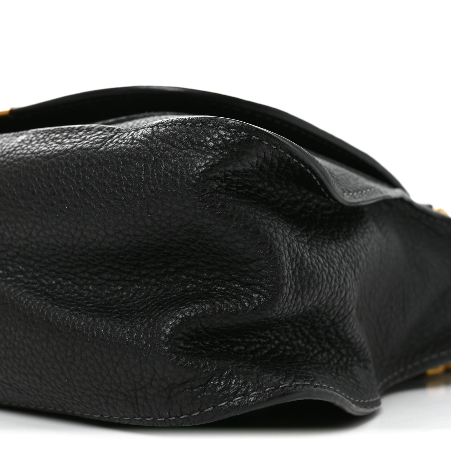 Calfskin Medium Marcie Satchel Black