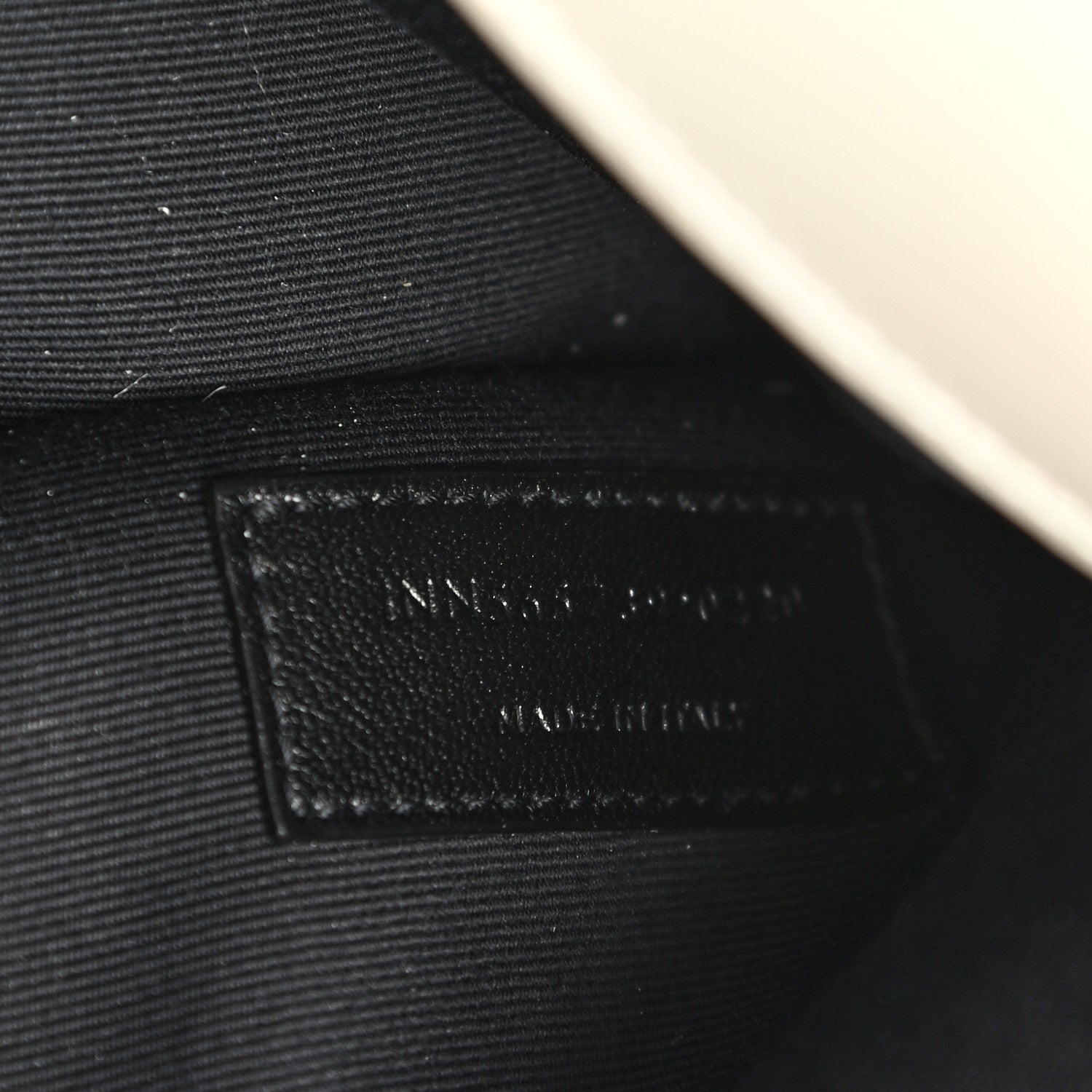 Saint Laurent Smooth Shiny Calfskin Uptown Pouch Crema Soft 7 of 8