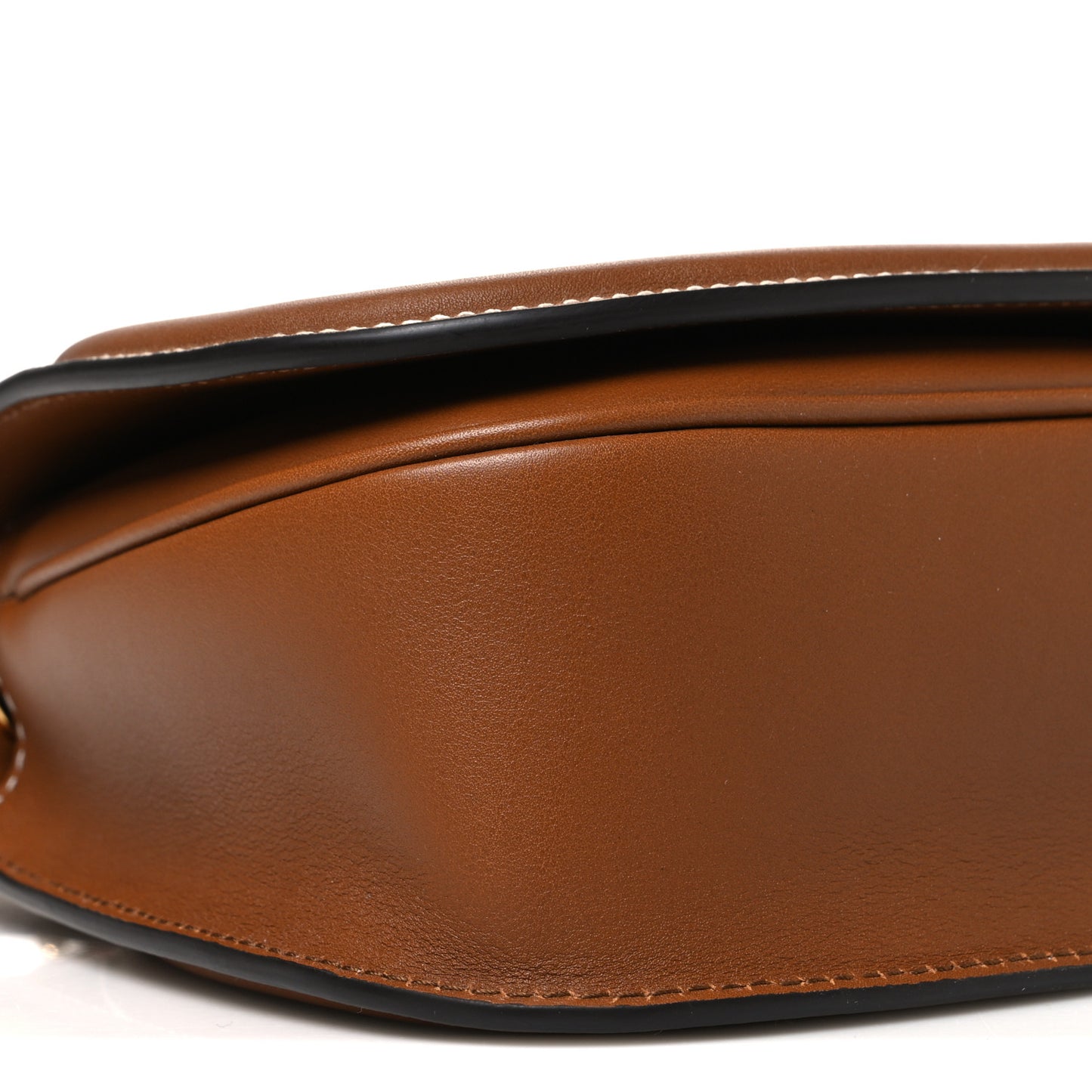 Roxy Calfskin Medium Blondie Top Handle Bag Brown