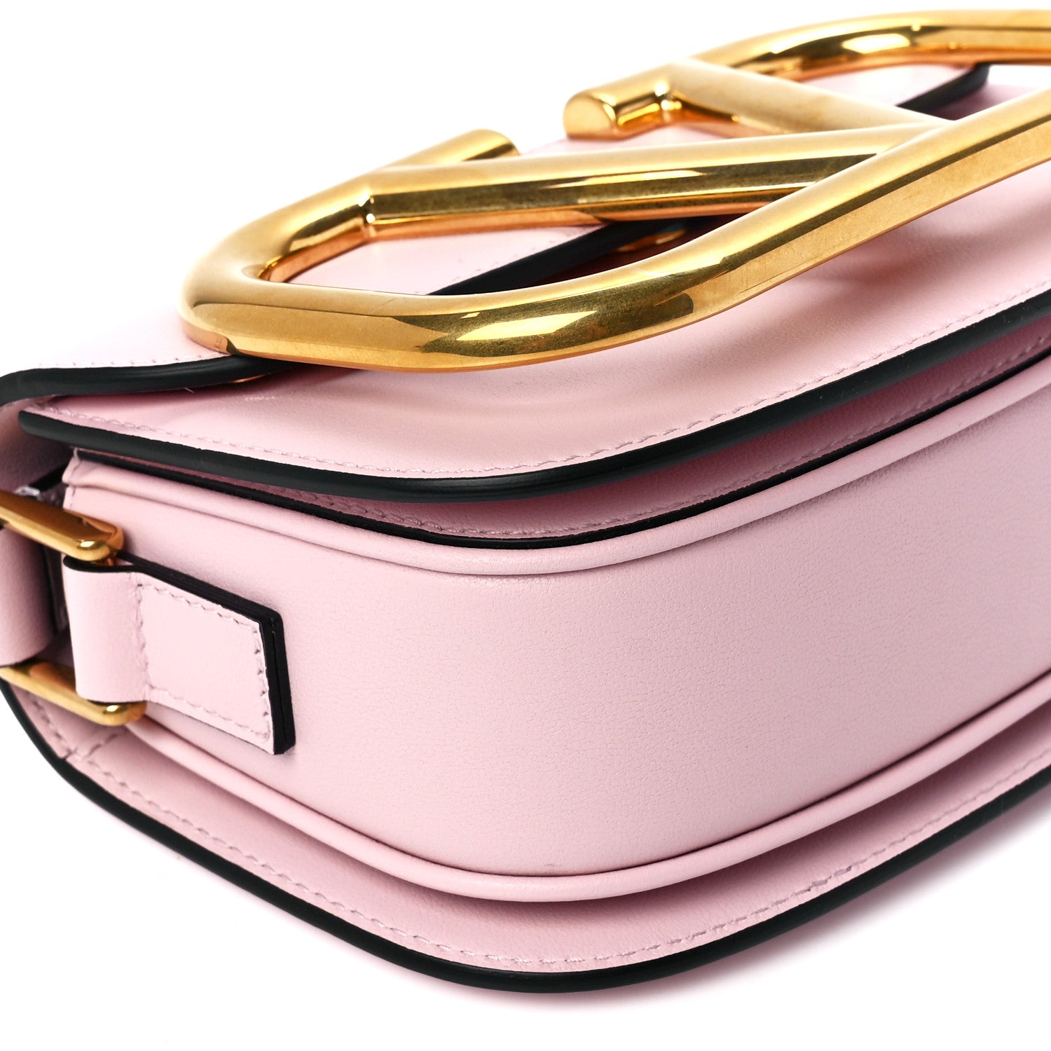 Valentino Garavani Calfskin Small Supervee Crossbody Bag Rose Quartz 9 of 10