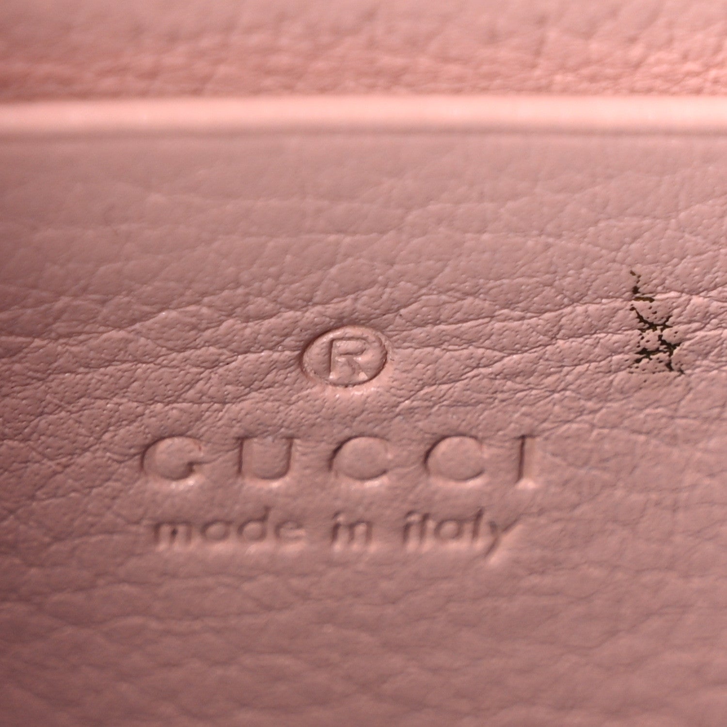 Gucci Roxy Calfskin Medium Blondie Chain Wallet Powder Pink 6 of 9