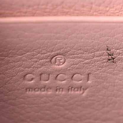 Gucci Roxy Calfskin Medium Blondie Chain Wallet Powder Pink 6 of 9