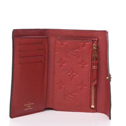 Louis Vuitton Empreinte Compact Curieuse Wallet Cherry 5 of 9