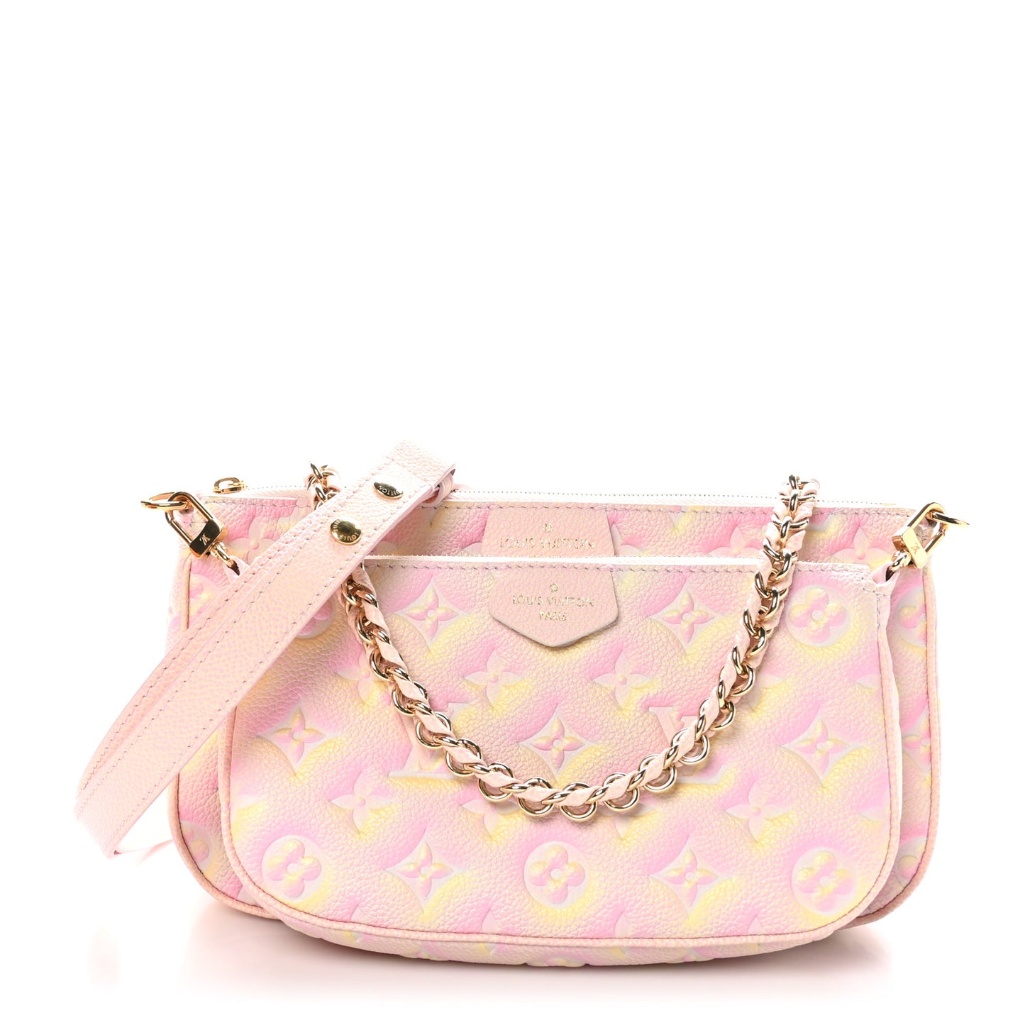 Empreinte Monogram Summer Stardust Multi Pochette Accessories Pink