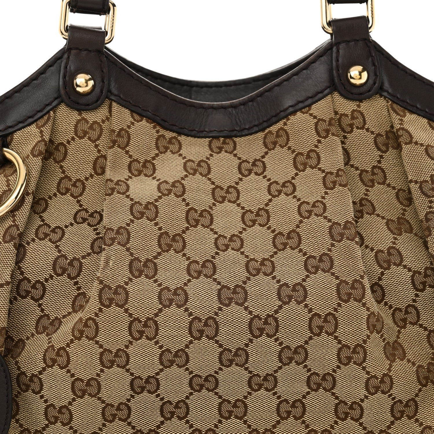 Gucci Monogram Medium Sukey Tote Beige Ebony Dark Brown 8 of 20