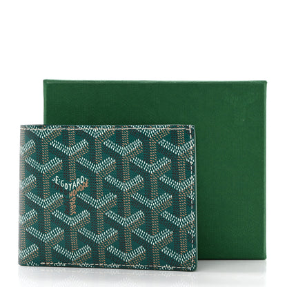 Goyard Goyardine Bi-Fold Victoire PM Wallet Green 7 of 7