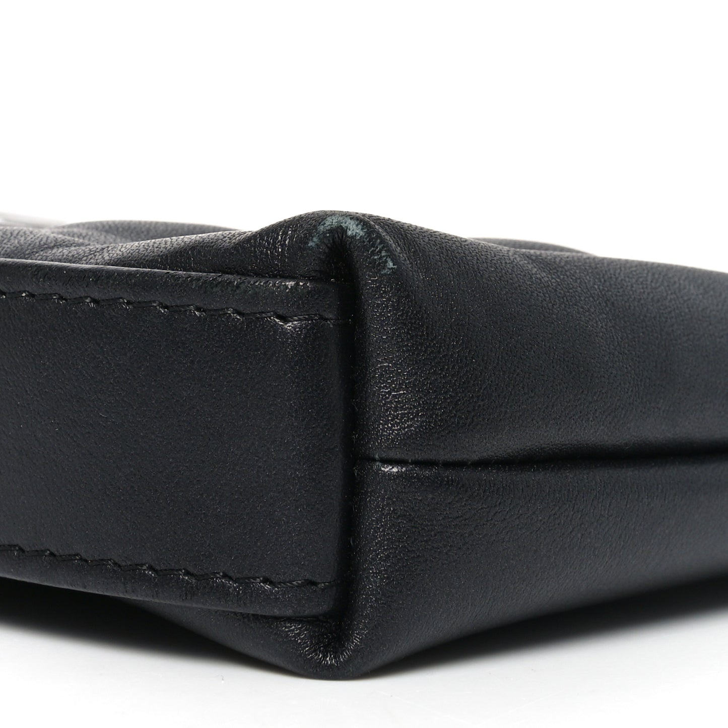 Metallic Calfskin Keyboard Pouch Black