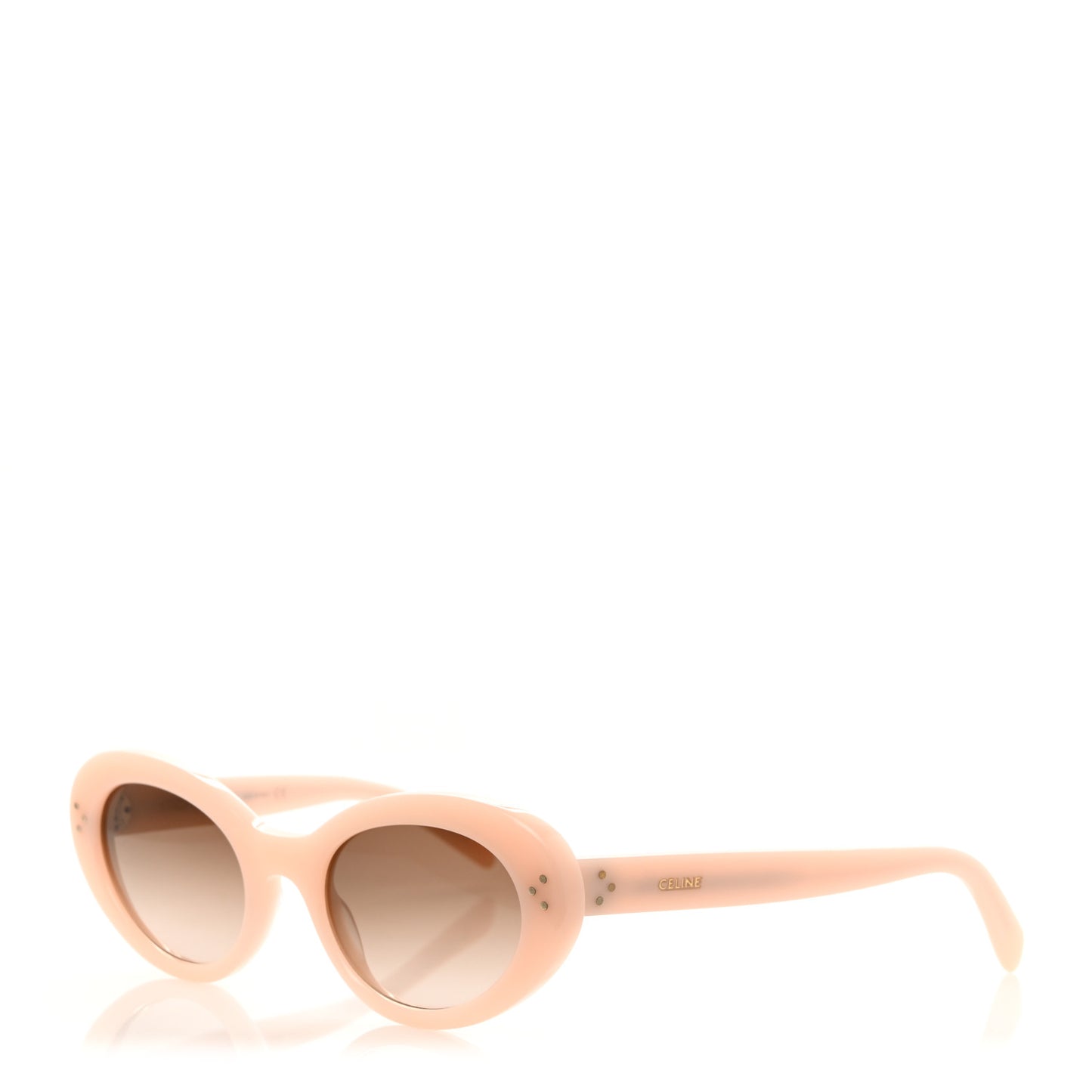 Acetate Cat Eye Sunglasses CL401931 Milky Pastel Rose Brown