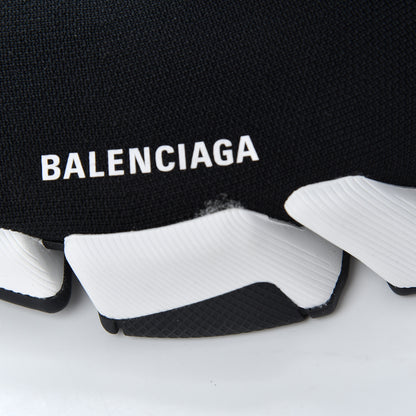 Balenciaga Technical 3D Recycled Knit Bi-Color Sole Mens Speed 2.0 Sneakers 39 Black White 9 of 11