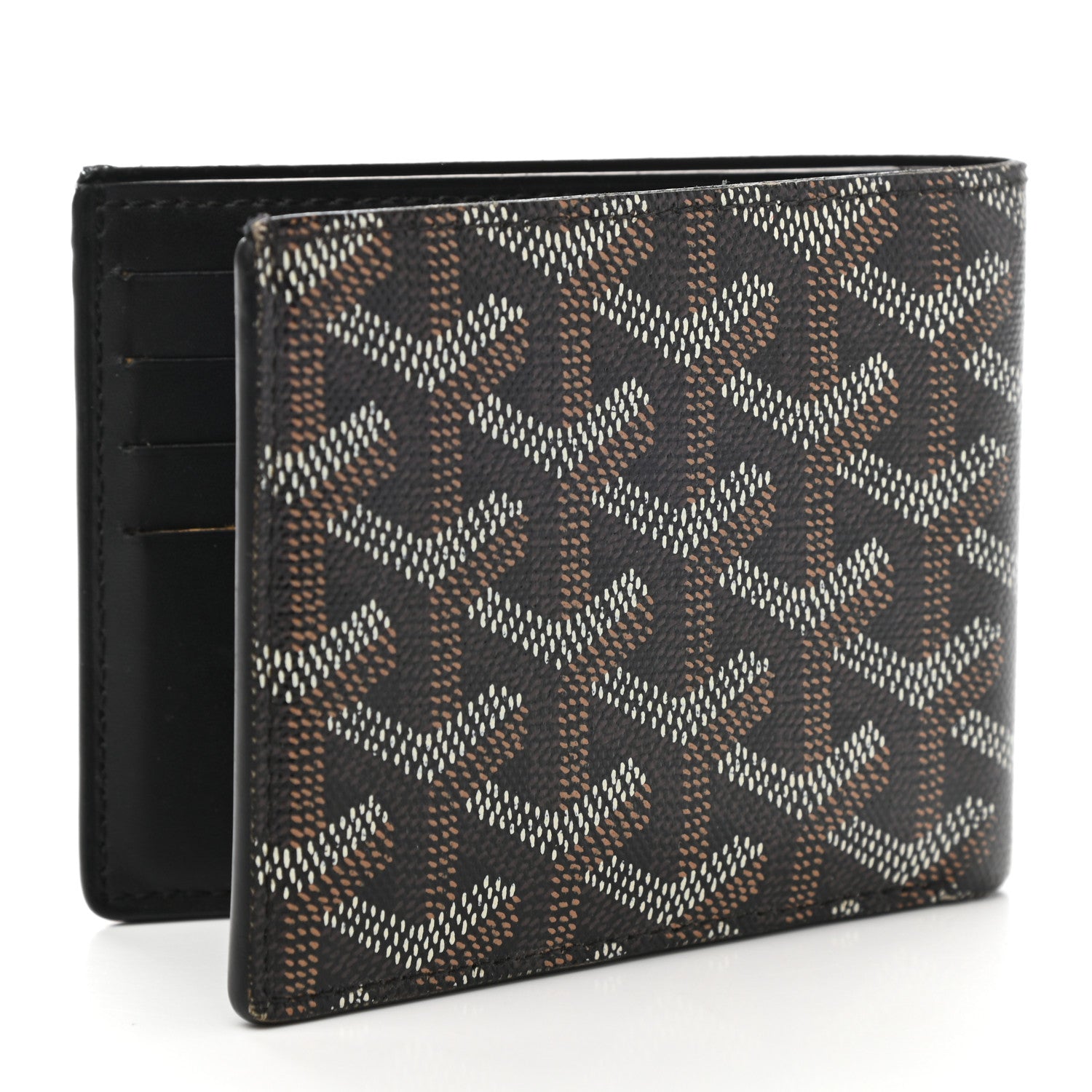 Goyard Goyardine Bi-Fold Victoire PM Wallet Black 3 of 8