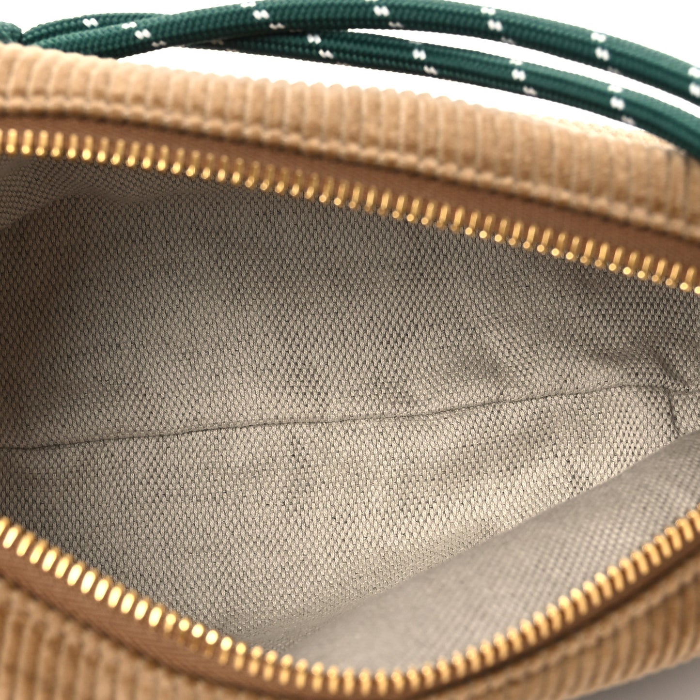Corduroy Pouch Bag Cannella Verde