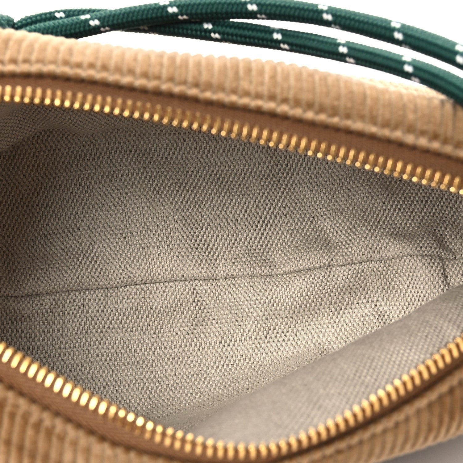Miu Miu Corduroy Pouch Bag Cannella Verde 4 of 8