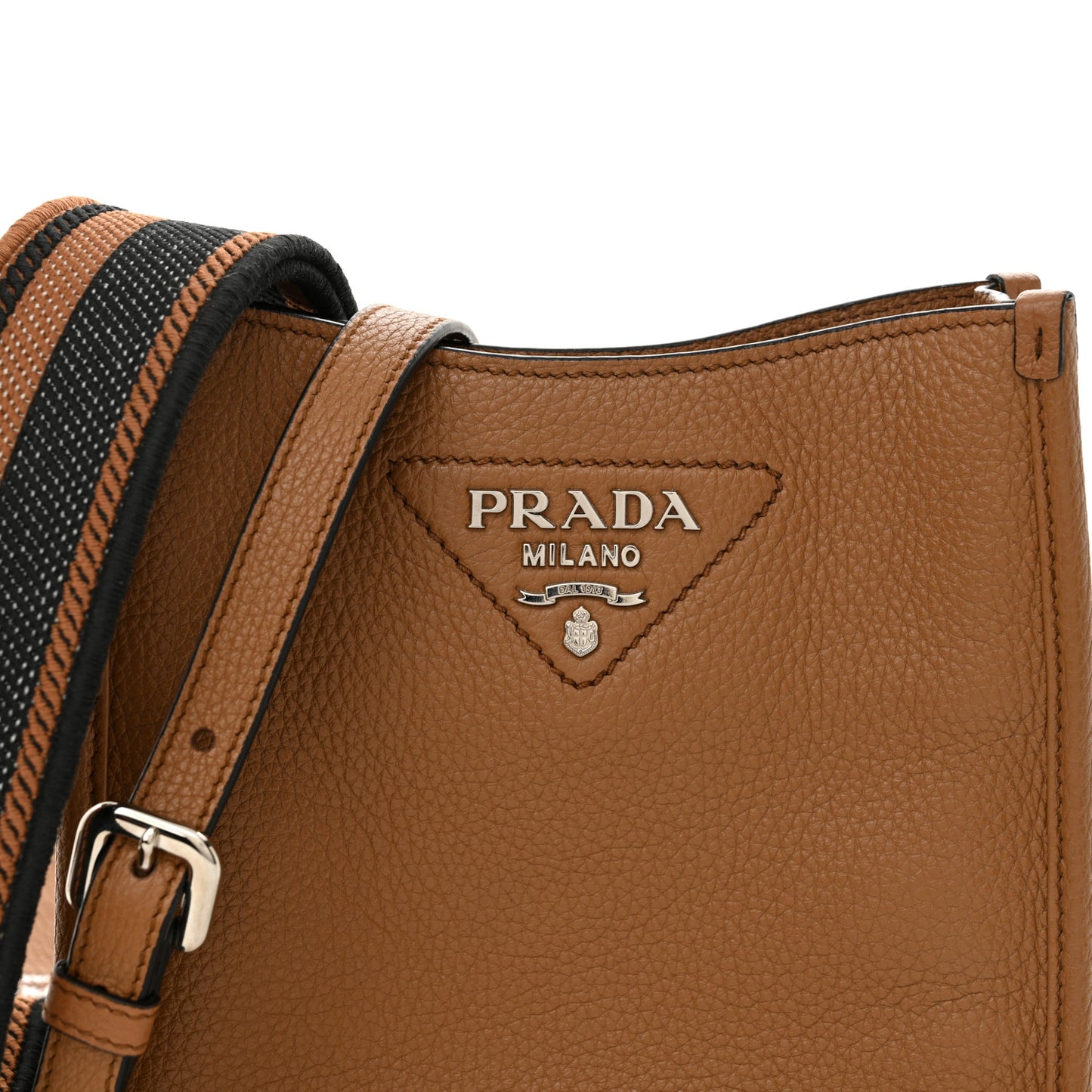 Vitello Daino Soft Mini Hobo Messenger Bag Caramel