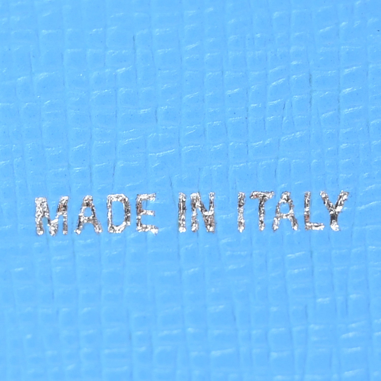 Off-White Calfskin Binder Clip Bag Blue 7 of 11