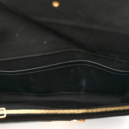 Louis Vuitton Patent Louise Clutch Black 5 of 7