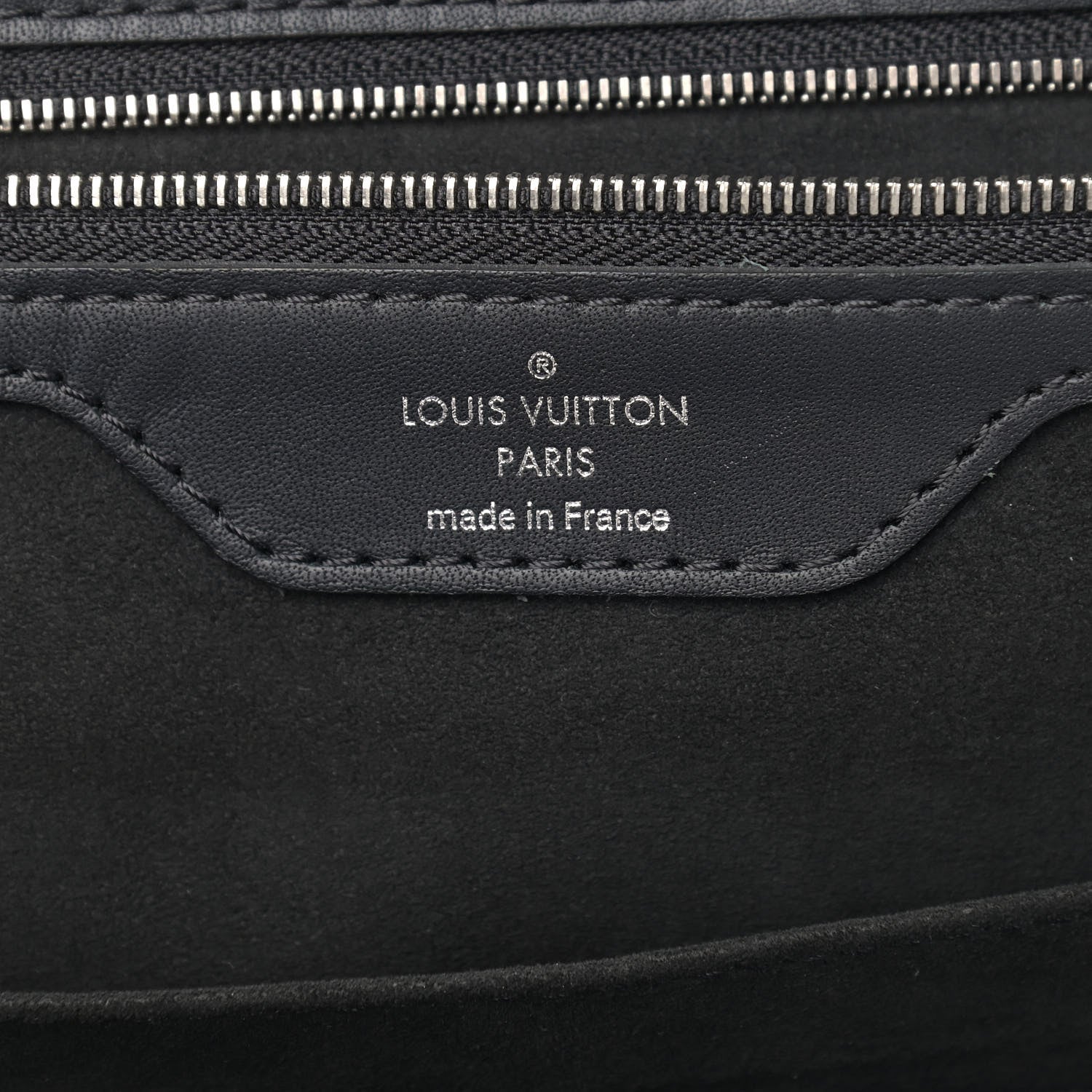 Louis Vuitton Epi Poche Documents Portfolio Case 39 Black 6 of 13