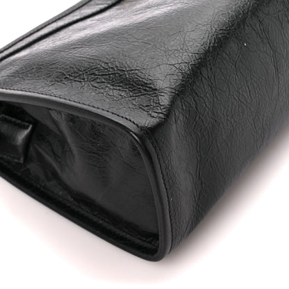 Gucci Fluffy Calfskin Morpheus Zip Pouch Black 9 of 10