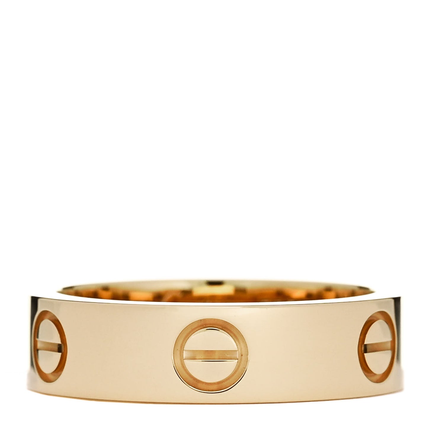 18K Yellow Gold 5.5mm LOVE Ring 55 7.25