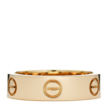 Cartier 18K Yellow Gold 5.5mm LOVE Ring 55 7.25 1 of 5