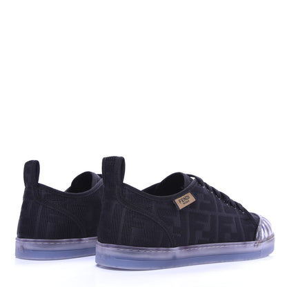 Fendi Corda FF Promenade Low Top Sneakers 39.5 Black 4 of 10