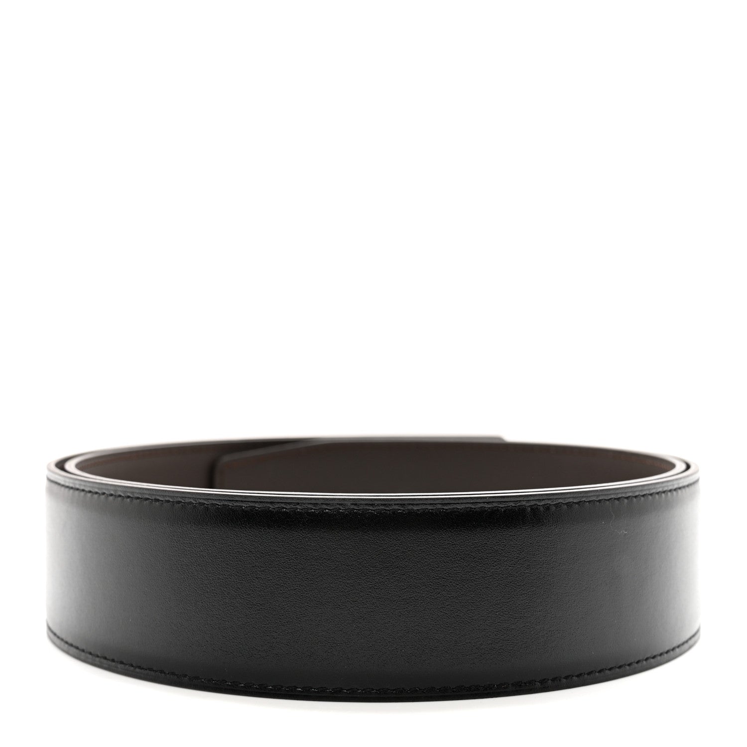 Hermes Box Swift 38mm Belt Strap 95 38 Black Chocolate 2 of 6