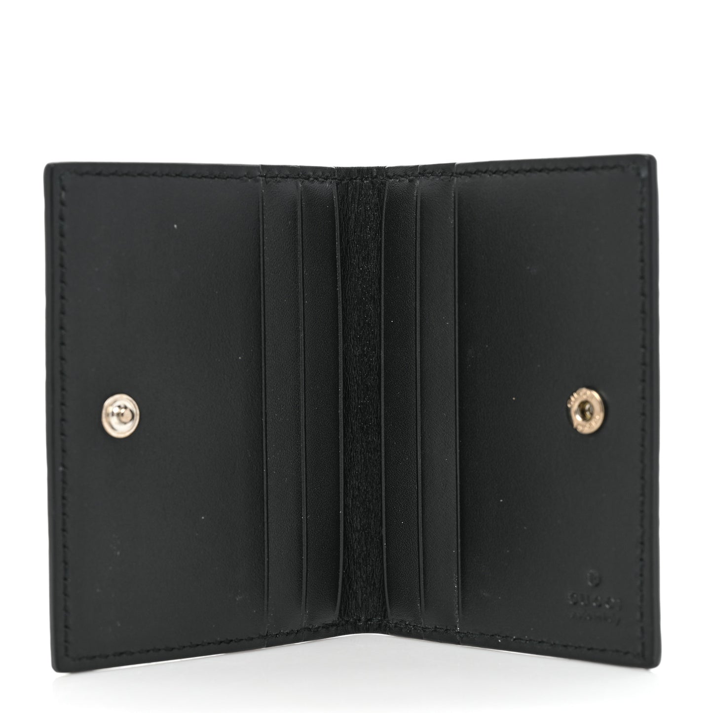 Guccissima Card Holder Black
