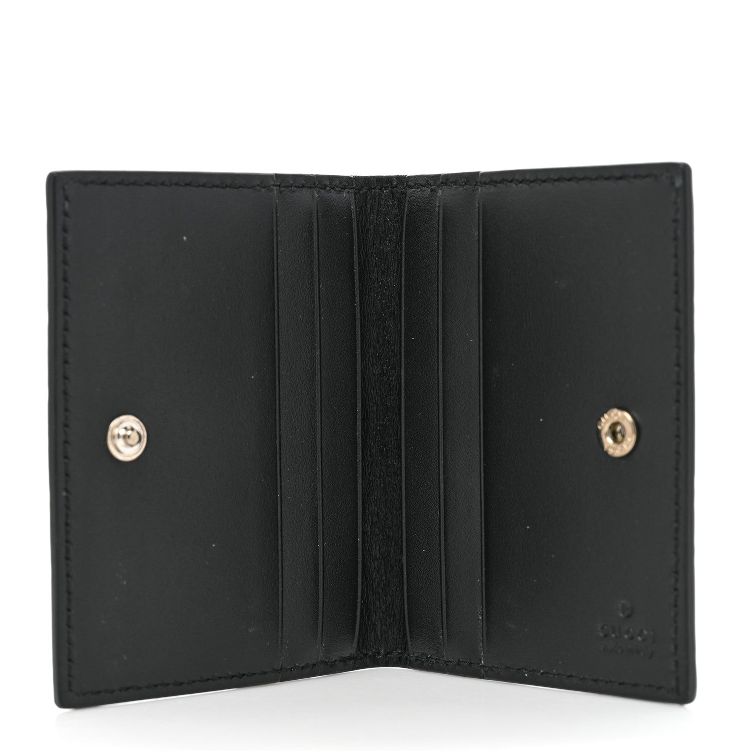 Gucci Guccissima Card Holder Black 5 of 8