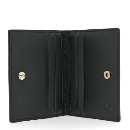 Gucci Guccissima Card Holder Black 5 of 8
