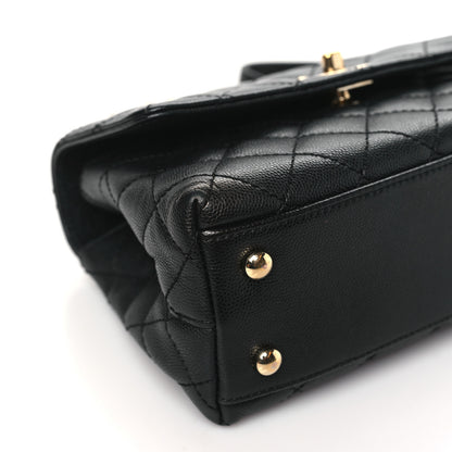 Chanel Caviar Quilted Mini Coco Handle Flap Black 9 of 12