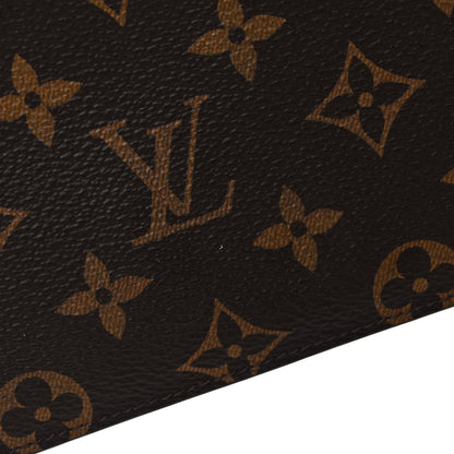 Louis Vuitton Monogram Felicie Chain Wallet Zippered Insert Fuchsia 7 of 8