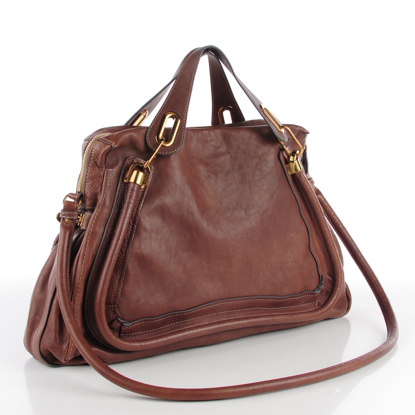 Calfskin Large Paraty Old Pink