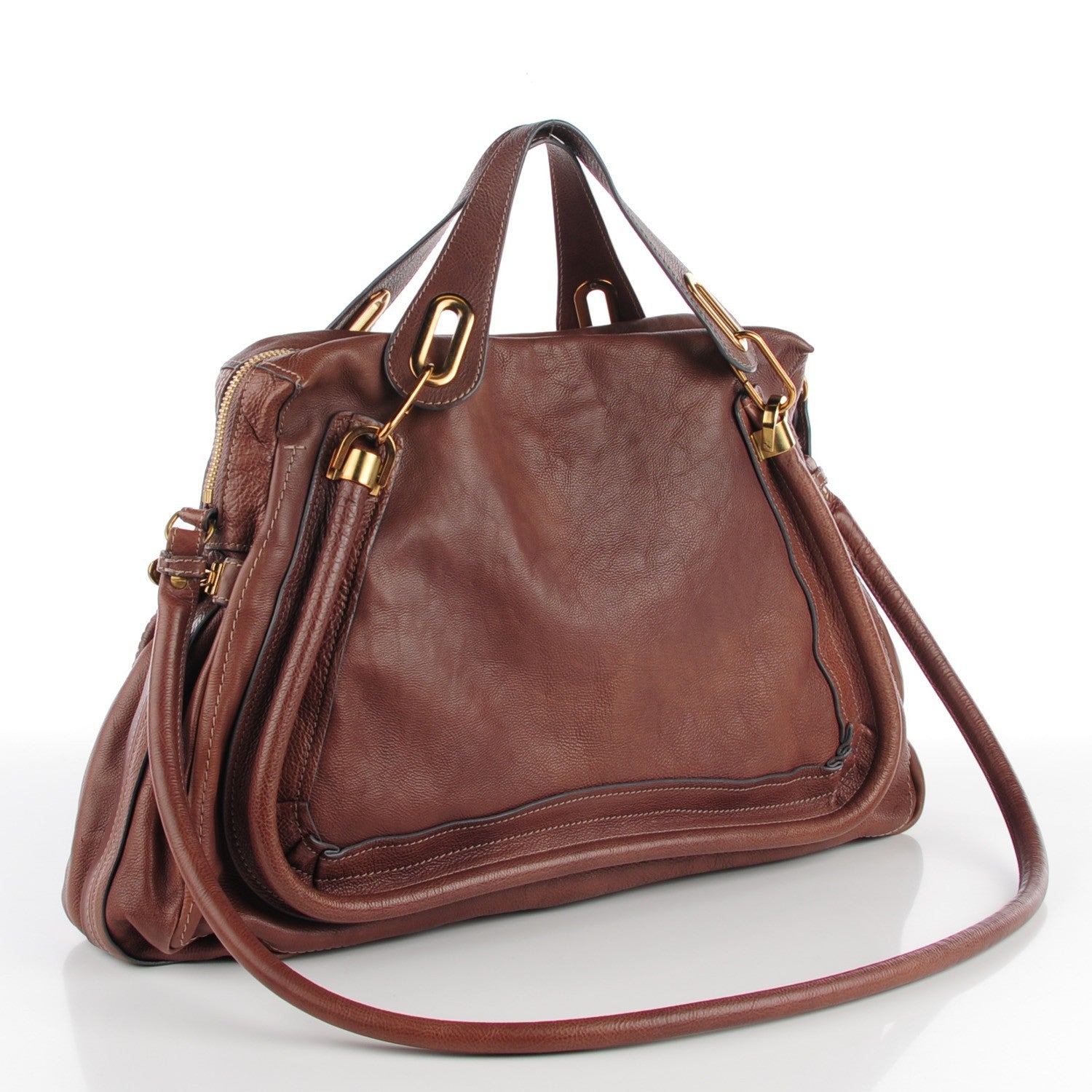 Chloe Calfskin Large Paraty Old Pink 3 of 7