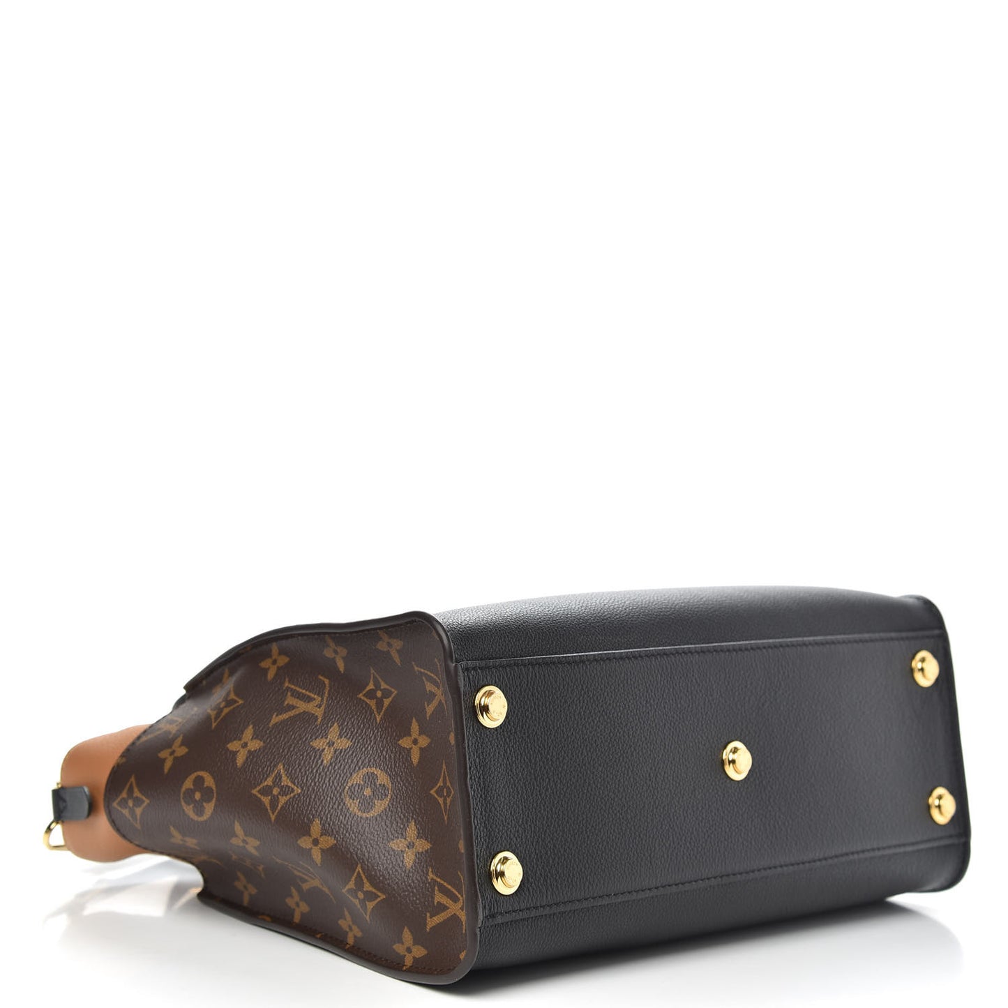 Calfskin Monogram On My Side Black