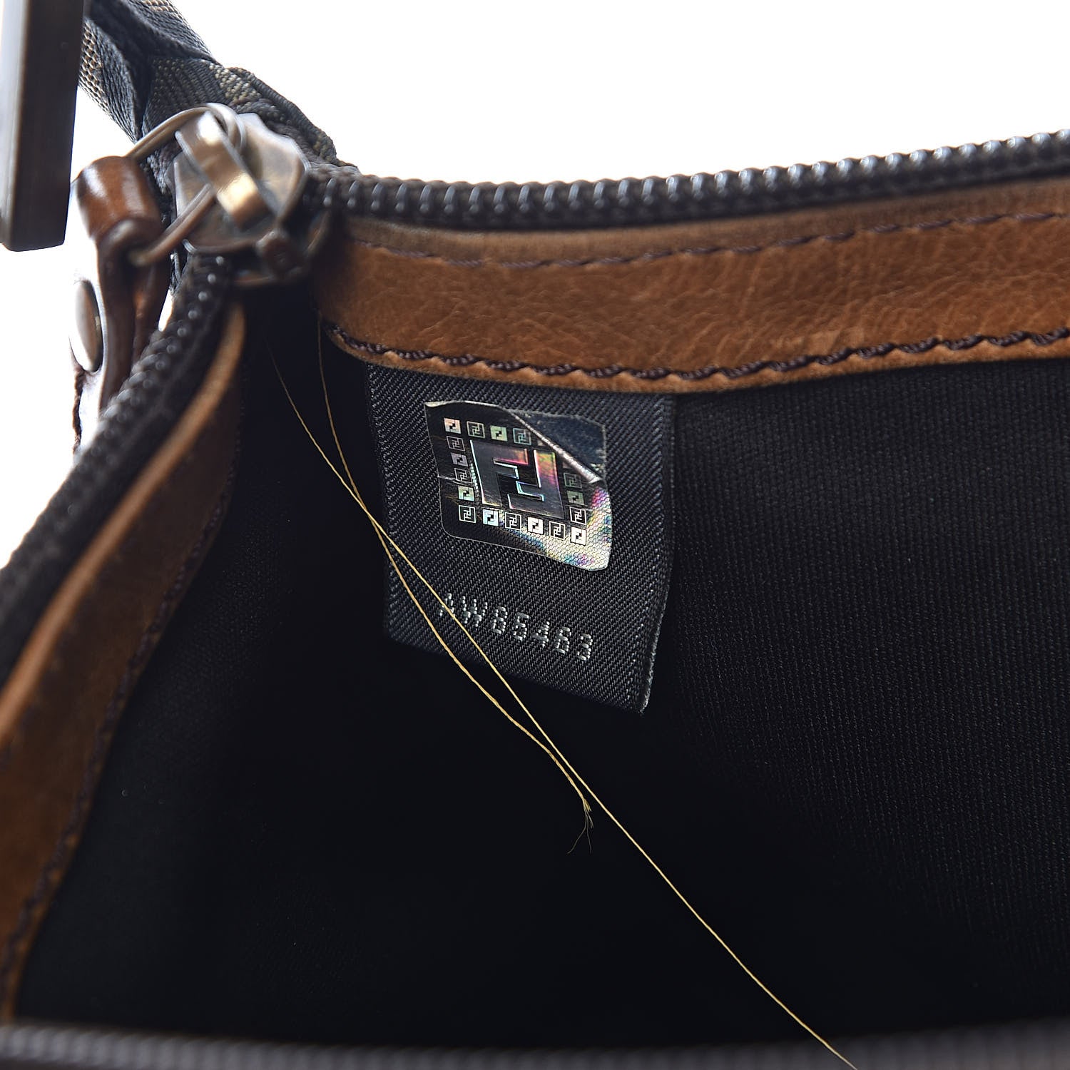 Fendi Zucca Shoulder Bag Tobacco 8 of 15