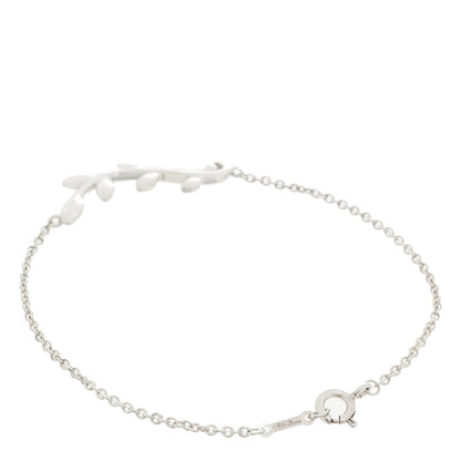 Tiffany Sterling Silver Paloma Picasso Olive Leaf Vine Bracelet 2 of 3