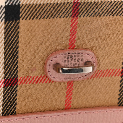 Burberry Grainy Calfskin Vintage Check Small Macken Crossbody Bag Ash Rose 16 of 16