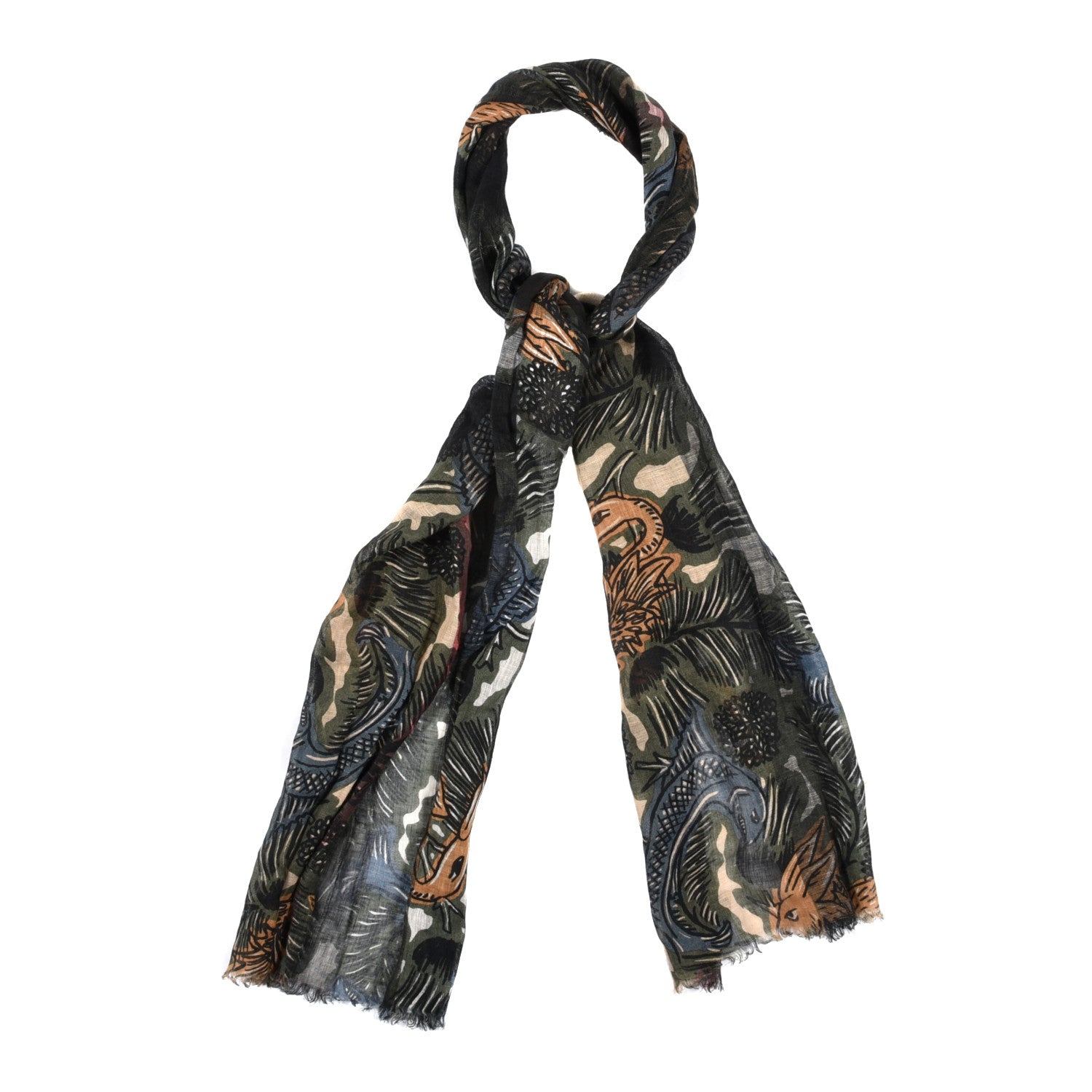 Burberry Check Lightweight Scarf Multicolor 1 of 4