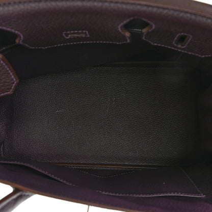 Hermes Togo BIRKIN 30 Raisin 5 of 14
