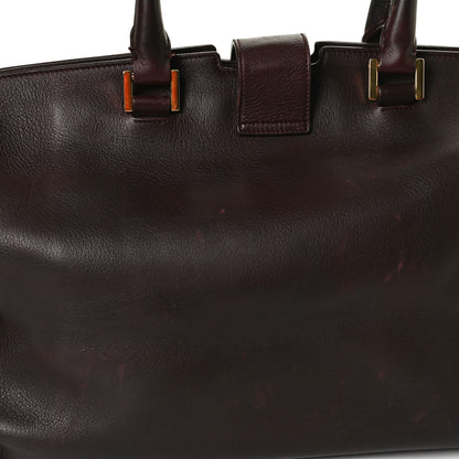 Saint Laurent Calfskin Medium Classic Y Cabas Bordeaux 15 of 18