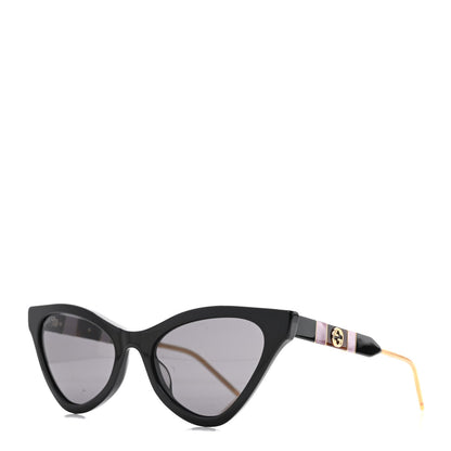 Gucci Acetate Cat Eye GG0708S Sunglasses Black 1 of 9