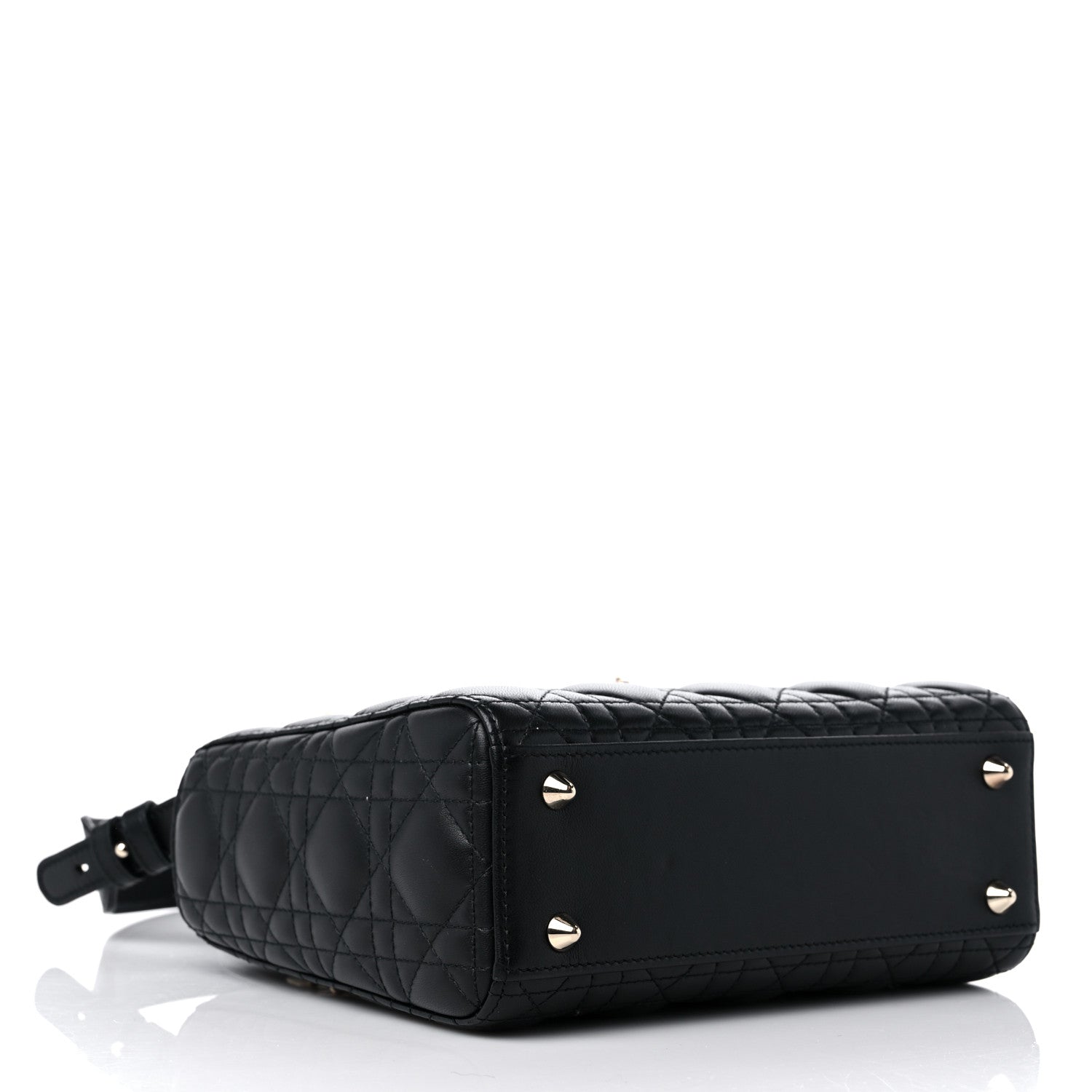 Christian Dior Lambskin Cannage Small My ABCDior Lady Dior Black 4 of 9